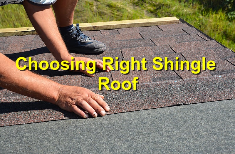 Choosing Right Shingle Roof