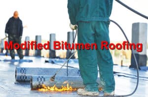 Modified bitumen roofing