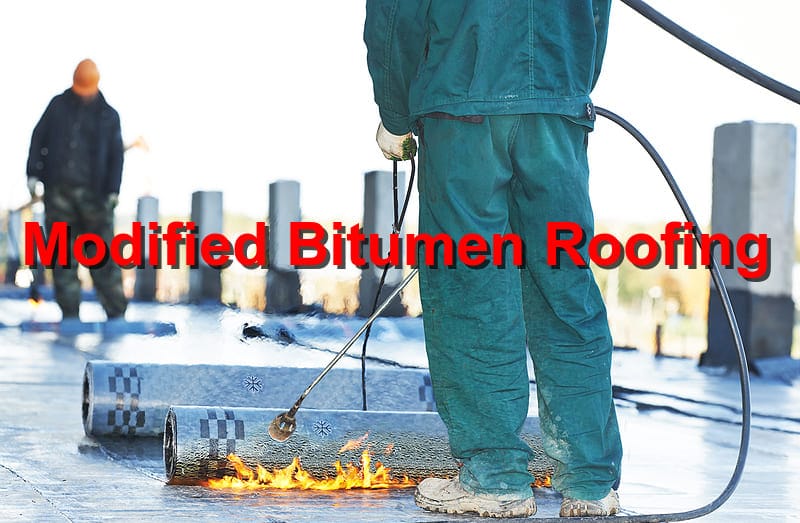 Modified bitumen roofing